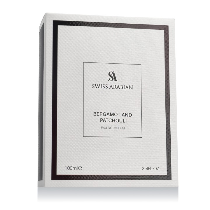 Swiss Arabian Bergamot and Patchouli Eau De Parfum 100 ml (homme)