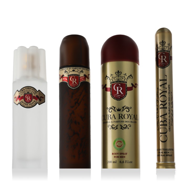 Cuba Royal EDT 100 ml + EDT 35 ml + AS 100 ml + DEO VAPO 200 ml (heren)