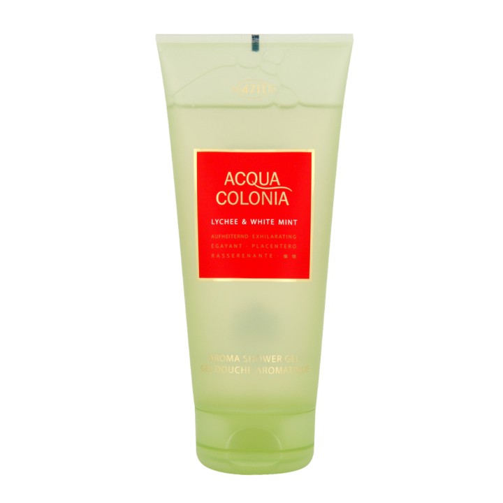4711 Acqua Colonia Lychee & White Mint Perfumed Shower Gel 200 ml (unisex)