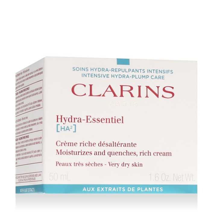 Clarins Hydra-Essentiel [HA²] Moisturizes and Quenches Rich Cream 50 ml