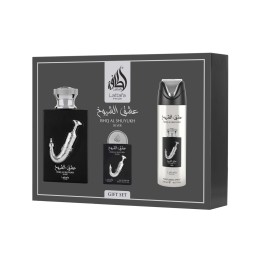 Lattafa Pride Ishq Al Shuyukh Silver EDP 100 ml + EDP 20 ml + DEO VAPO 200 ml (unisex)
