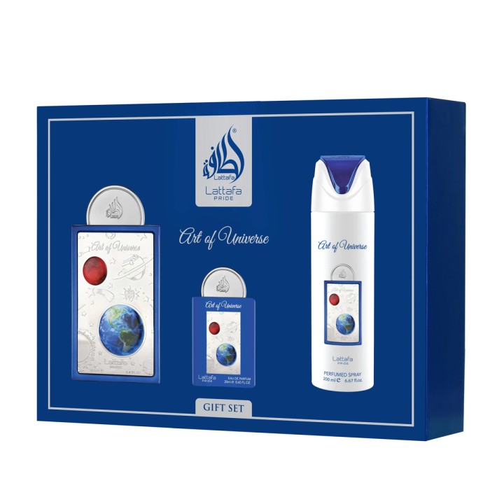 Lattafa Pride Art Of Universe EDP 100 ml + EDP 20 ml + DEO VAPO 200 ml (unisex)