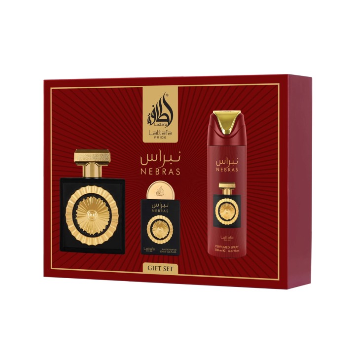 Lattafa Pride Nebras EDP 100 ml + EDP 20 ml + DEO VAPO 200 ml (unisex)