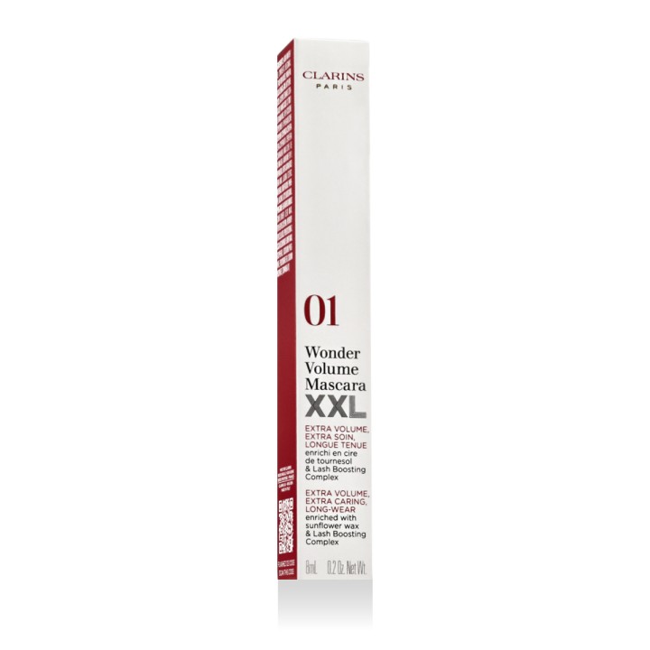 Clarins Wonder Volume Mascara XXL (01 Extreme Black) 8 ml