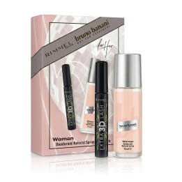 Bruno Banani Woman DEO in glass 75 ml + Mascara Rimmel Extra 3D (Black) 8 ml (damen)
