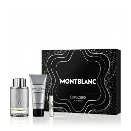 Montblanc Explorer Platinum EDP 100 ml + EDP MINI 7,5 ml + SG for Body & Hair 100 ml (hombre)