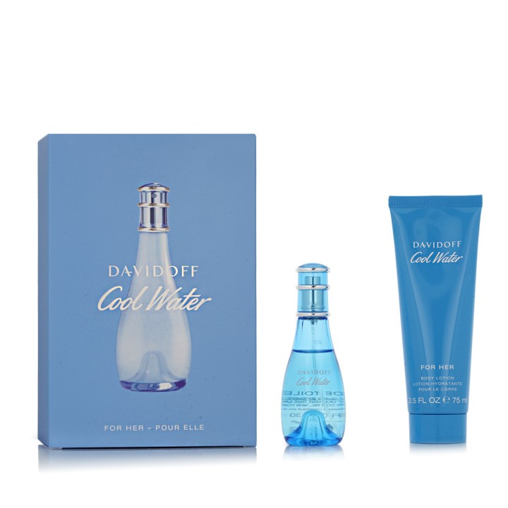 Davidoff Cool Water for Women EDT 30 ml + BL 75 ml (femme)