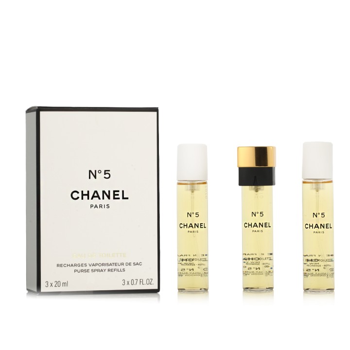 Chanel No 5 EDT 3 x 20 ml Refill pocket (mini) spray W