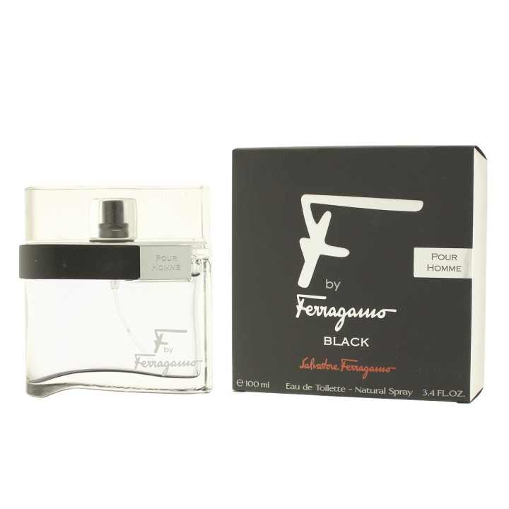 Salvatore Ferragamo F by Ferragamo Black Eau De Toilette 100 ml (herren)