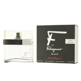 Salvatore Ferragamo F by Ferragamo Black Eau De Toilette 50 ml (herren)