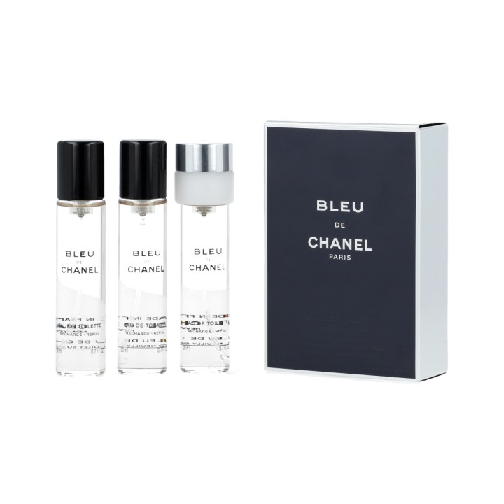 Chanel Bleu de Chane EDT Refill 2 x 20 ml + EDT Refill with spray 20 ml (hombre)