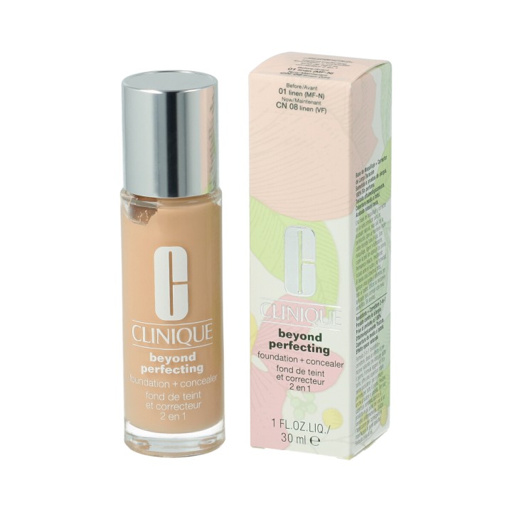Clinique Beyond Perfecting Foundation + Concealer (01 Linen) 30 ml