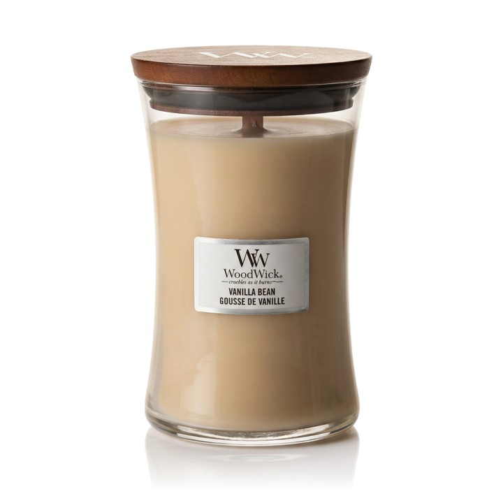 WoodWick Large Hourglass Candles Scented Candle Vanilla Bean 610 g