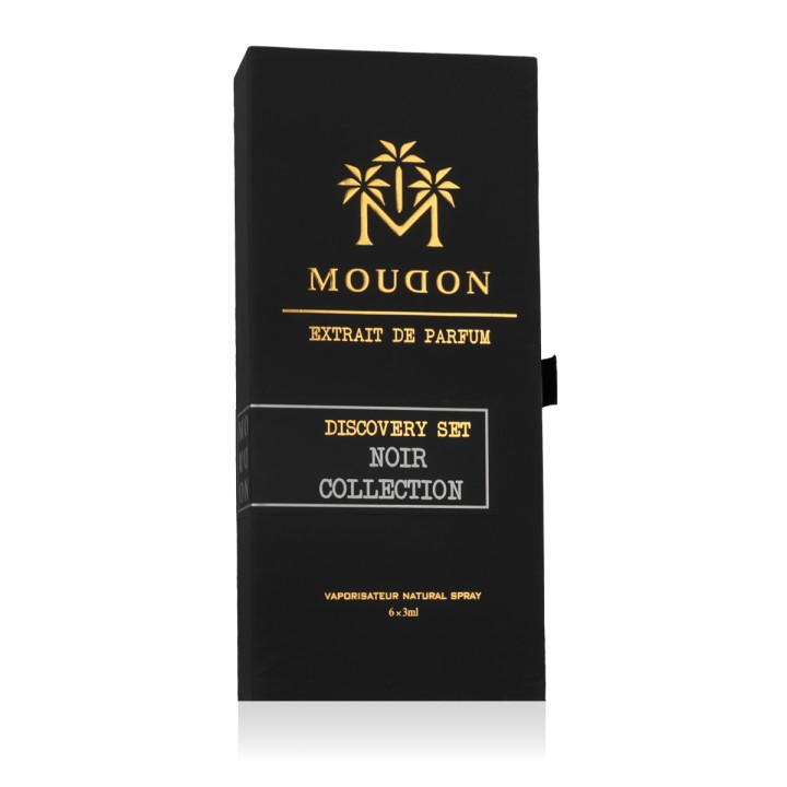 Moudon Discovery Set Noir Collection Extrait de Parfum MINI 6 x 3 ml
