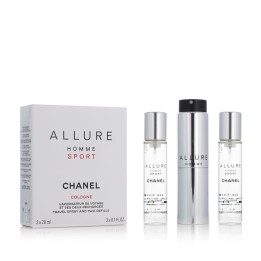 Chanel Allure Homme Sport EDC Refillable 20 ml + EDC Refillable 2 x 20 ml (heren)