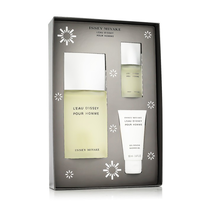 Issey Miyake L'Eau d'Issey Pour Homme EDT 125 ml + EDT 15 ml + SG 50 ml (heren)