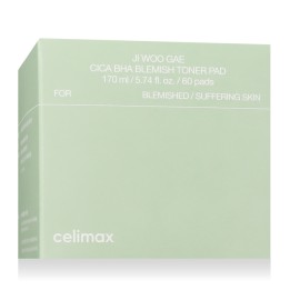 Celimax Ji Woo Gae Cica BHA Blemish Toner Pad 60 pcs