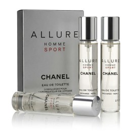 Chanel Allure Homme Sport EDT Refill 2 x 20 ml + EDT Refill with spray 20 ml (uomo)