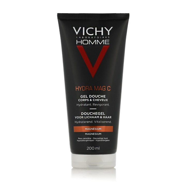 Vichy Homme Hydra Mag C Shower Gel Body & Hair 200 ml