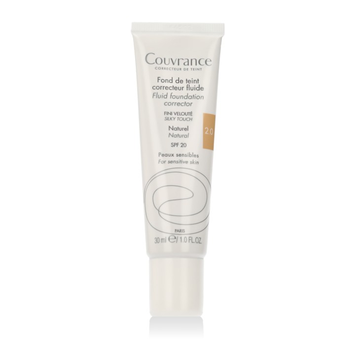 Avène Couvrance Fluid Foundation Corrector SPF 20 (2.0 Natural) 30 ml