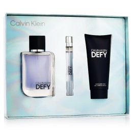 Calvin Klein Defy EDT 100 ml + EDT MINI 10 ml + SG for Body & Hair 100 ml (heren)