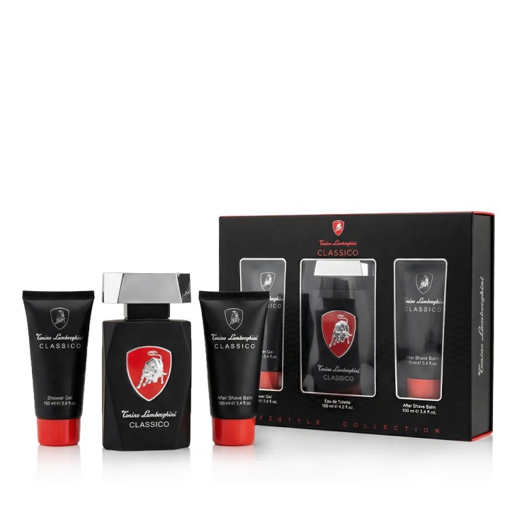 Tonino Lamborghini Classico EDT 125 ml + ASB 100 ml + SG 100 ml (herren)