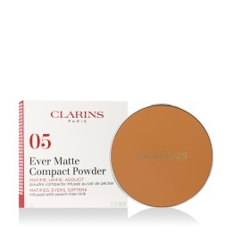 Clarins Ever Matte Compact Powder (05 Medium Deep) 10 g