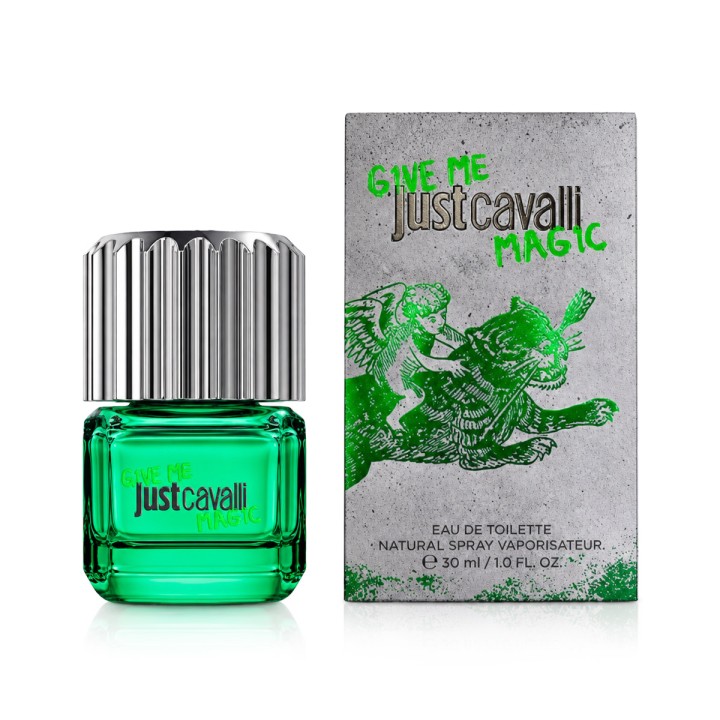Roberto Cavalli Just Cavalli Give Me Magic for Him Eau De Toilette 30 ml (hombre)