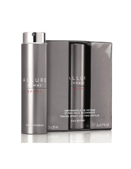 Chanel Allure Homme Sport Eau Extrême EDT Refillable 20 ml + EDT Refill 2 x 20 ml (homme)