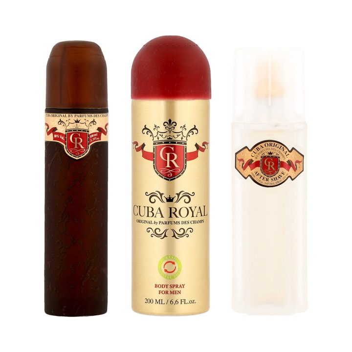 Cuba Royal EDT 100 ml + AS 100 ml + DEO VAPO 200 ml (homme)