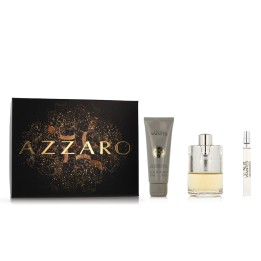 Azzaro Wanted EDT 100 ml + EDT MINI 10 ml + SG for Body & Hair 75 ml (heren)
