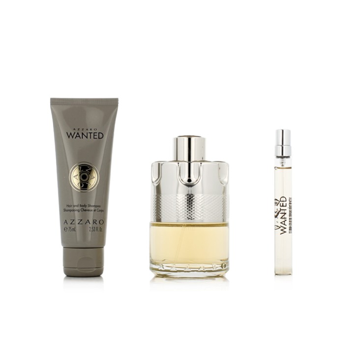Azzaro Wanted EDT 100 ml + EDT MINI 10 ml + SG for Body & Hair 75 ml (uomo)