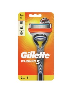 Gillette Fusion 5 Razor + Two Blades (uomo)