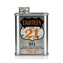 18.21 Man Made Beard Hair And Skin Oil - Noble Oud 60 ml