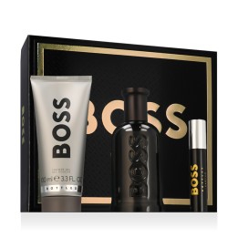 Boss Boss Bottled Parfum 100 ml + Parfum MINI 10 ml + SG 100 ml (heren)