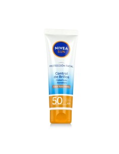 Nivea Sun UV Face Shine Control Cream SPF 50 (01 Medium) 50 ml