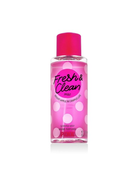 Victoria's Secret Pink Fresh & Clean Bright Apple X Campus Life Bodyspray 250 ml (woman)