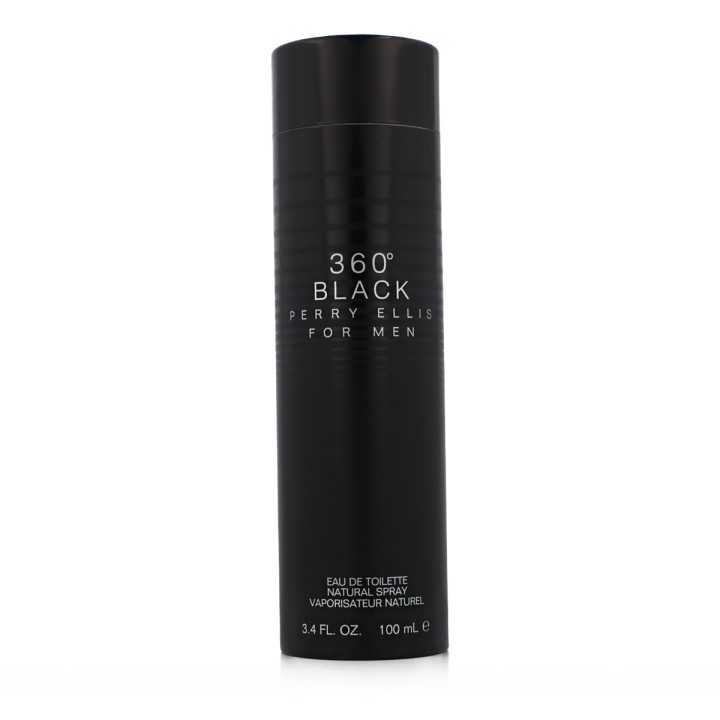Perry Ellis 360° Black for Men Eau De Toilette 100 ml (hombre)