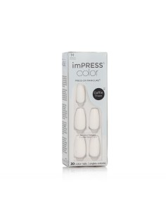 KISS imPRESS color Press-On Manicure M (501 Frosting) 30 pcs