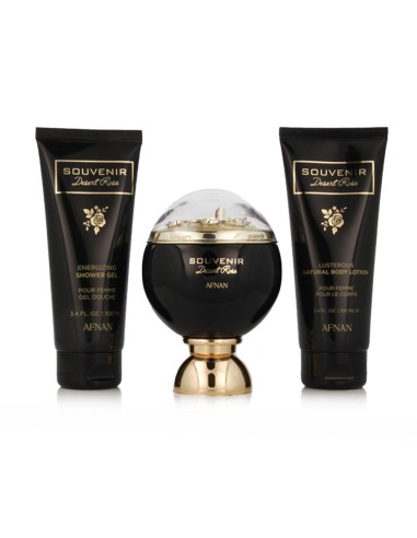 Afnan Souvenir Desert Rose EDP 100 ml + SG 100 ml + BL 100 ml (woman)