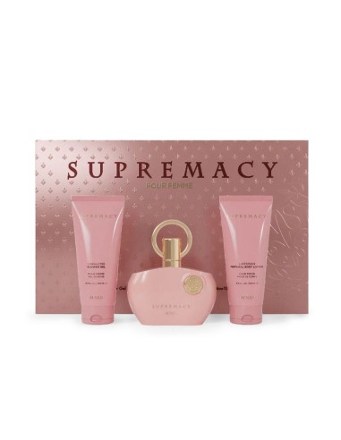 Afnan Supremacy Pink EDP 100 ml + SG 100 ml + BL 100 ml (woman)