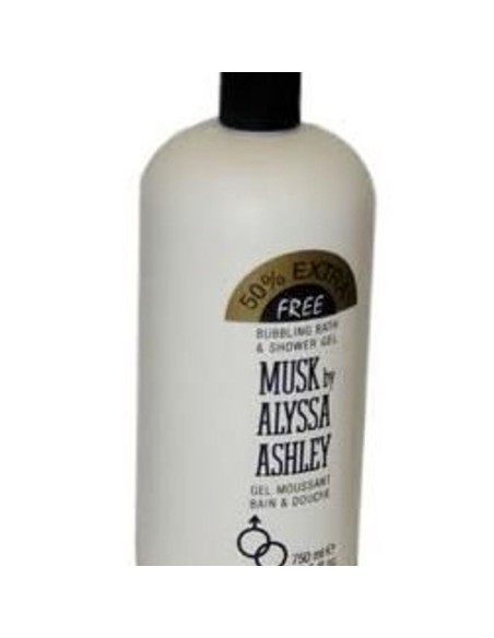 Alyssa Ashley Musk Bubbling Bath & Shower Gel 750 ml UNISEX