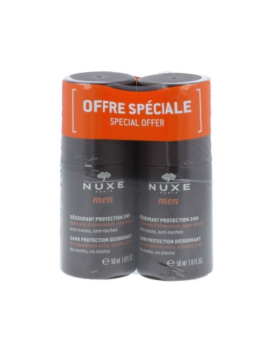 Nuxe Men 24HR Protection Deodorant 2 x 50 ml