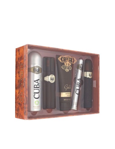 Cuba Gold EDT 100 ml + EDT 35 ml + AS 100 ml + Bodyspray 200 ml + SG 200 ml (man)