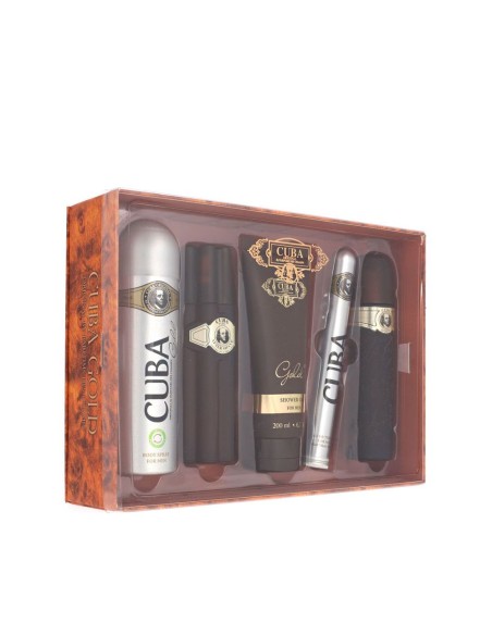Cuba Gold EDT 100 ml + EDT 35 ml + AS 100 ml + Bodyspray 200 ml + SG 200 ml (man)