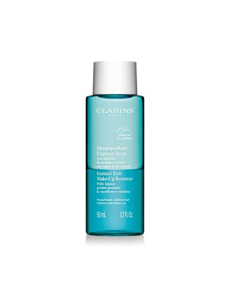 Clarins Instant Eye Make-Up Remover With Alpine Golden Gentian & Cornflower Extracts 125 ml