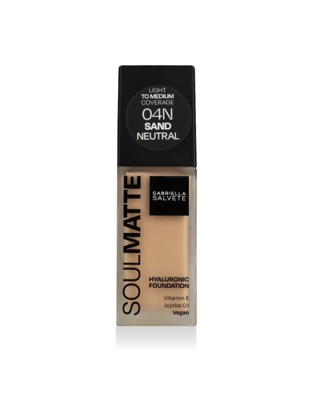 Gabriella Salvete SoulMatte Make-Up (04N Sand Neutral) 30 ml Gabriella Salvete SoulMatte Make-Up (04N Sand Neutral) 30 ml