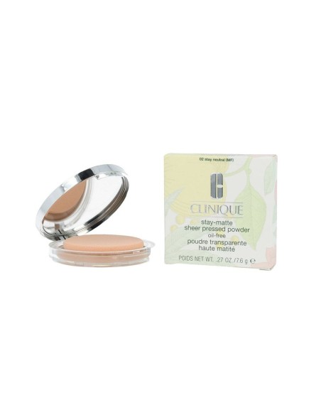 Clinique Stay-Matte Sheer Pressed Powder (02 Stay Neutral MF) 7