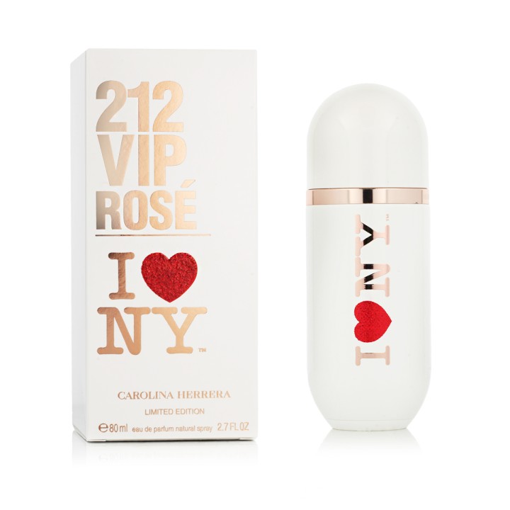 Carolina Herrera 212 VIP Rosé Love NY Eau De Parfum 80 ml (mujer)