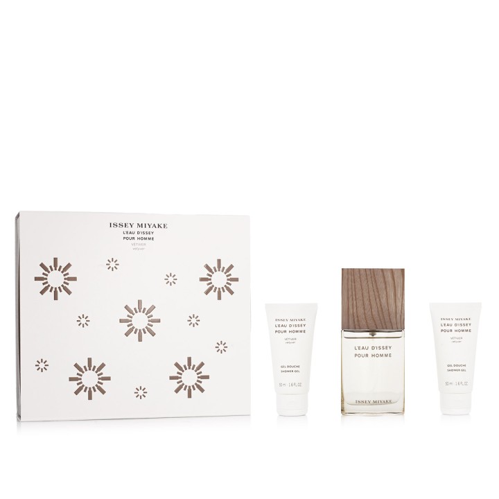 Issey Miyake L'Eau d'Issey Pour Homme Vétiver EDT Intense 50 ml + SG 2 x 50 ml (hombre)